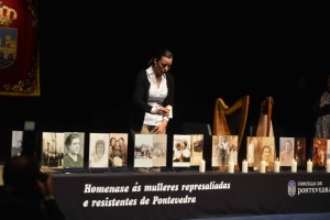 Homenaxe ás mulleres represaliadas e resistentes.