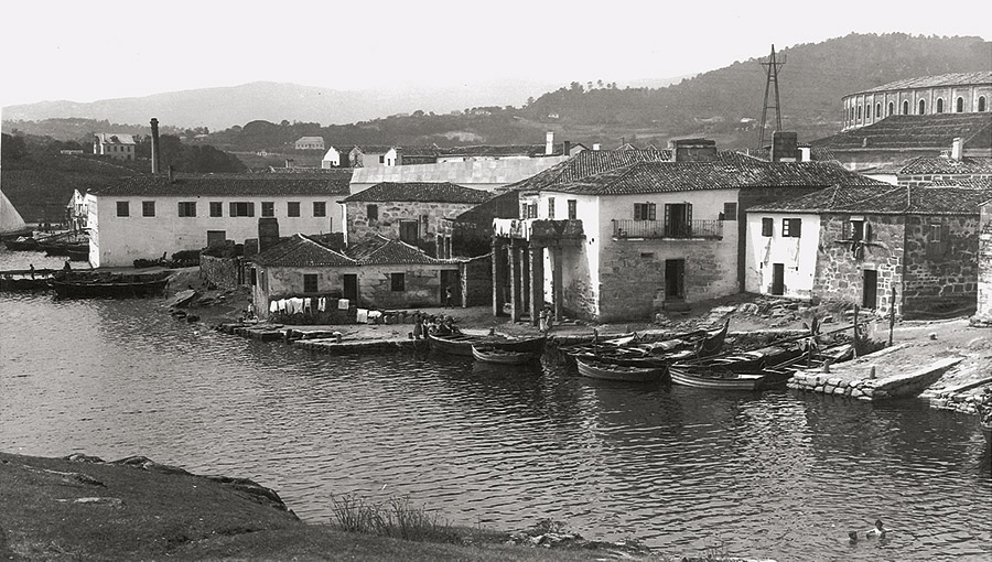 Vista da Ribeira dos Peiraos, ca. 1914-1915
