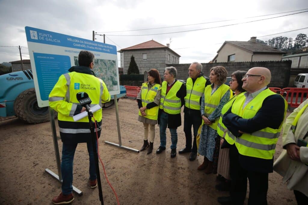 Visita obra seguridade viaria Campañó 1