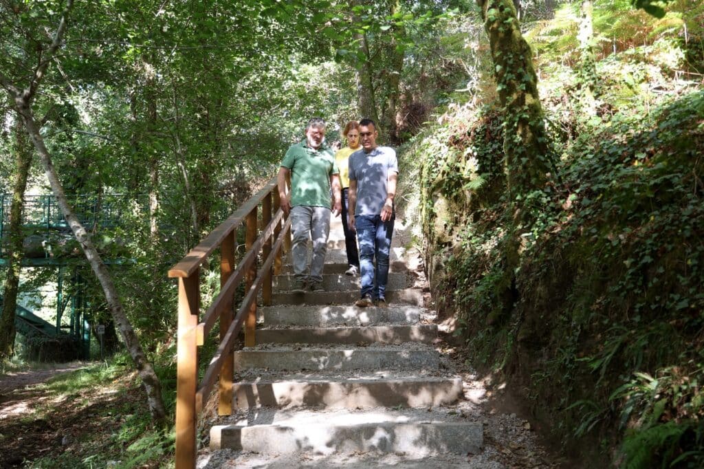 Visita a reforma da senda de pescadores do Lérez 8