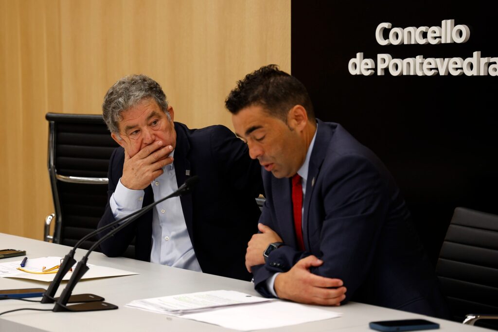 Reunión co presidente da Deputación Luis López setembro 2023