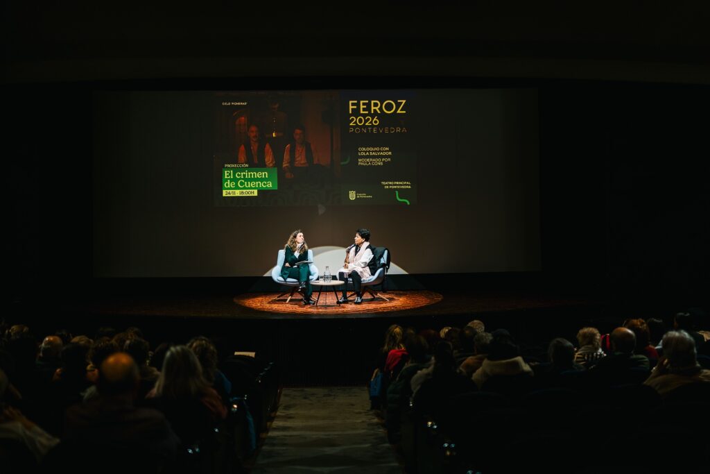 Proxección El Crimen de Cuenca con Lola Salvador e Paula Cons novembro 2025 46