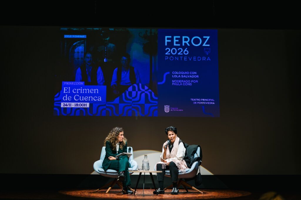 Proxección El Crimen de Cuenca con Lola Salvador e Paula Cons novembro 2025 49
