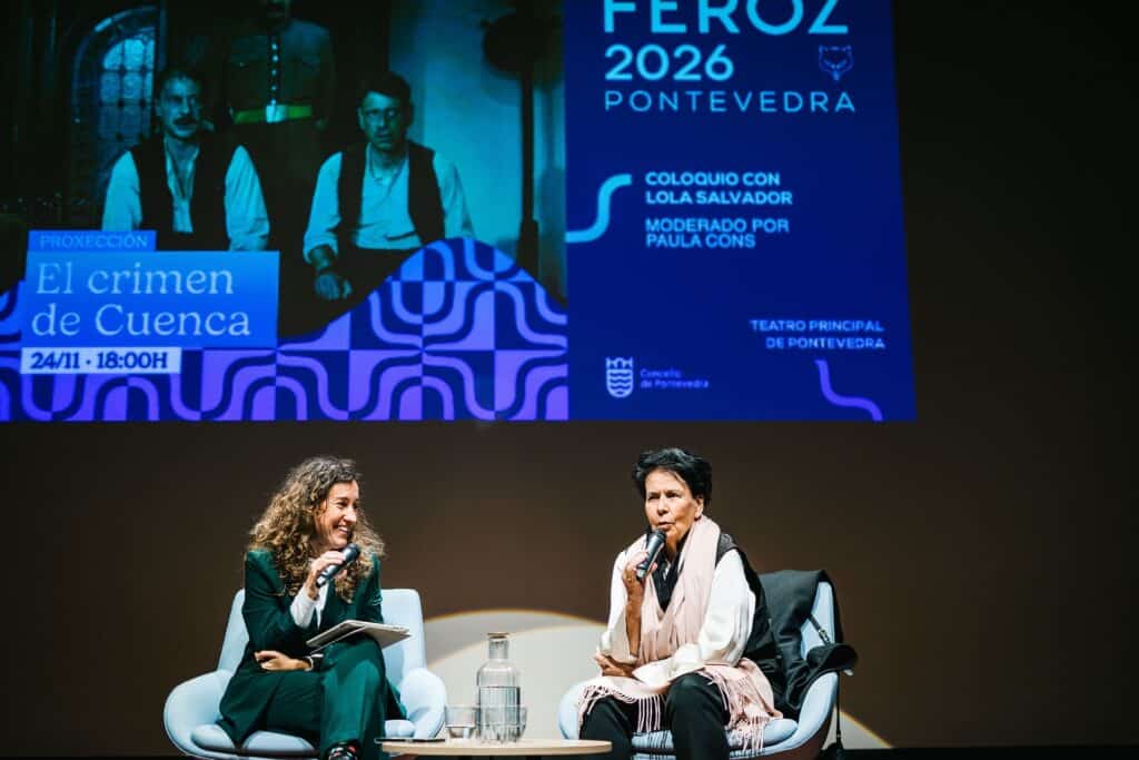 Proxección El Crimen de Cuenca con Lola Salvador e Paula Cons novembro 2025 54